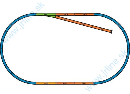 Obrázok pre 64/55366 SET-Násypov pre *A+B* koľajový SET