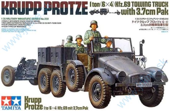 Obrázok pre 6/35259 Krupp Protze w-3,7cm Pak