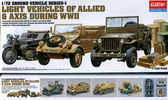 Obrázok pre 7/13416 Ground Vehicle Set WWII&Axis D