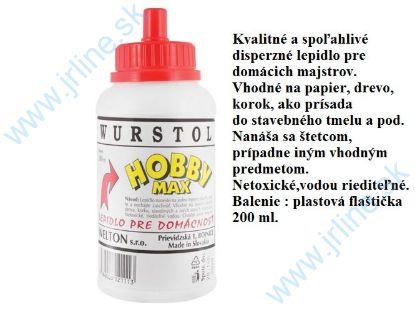 Obrázok pre 21/08 WURSTOL-HobbyMAX*LEPIDLO*200ml