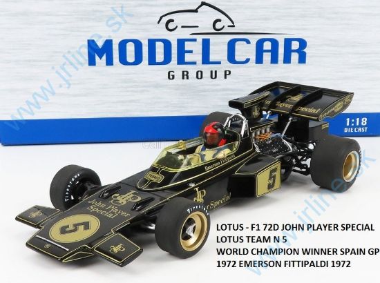 Obrázok pre 87/MCG18610F Lotus 72D*JPS*1972*E.Fittipald