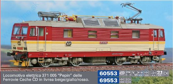 Obrázok pre 618/69553 371 005-0*ČD V-VIep*DCCzvukPEP