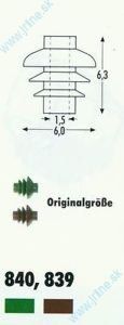 Obrázok pre 862/839 Strešné Izolátory 6x6,3mm 24ks