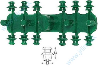 Obrázok pre 862/305 Izolátory 3,8x3,6mm 24 ks*zele