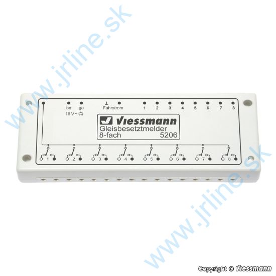 Obrázok pre 75/V5206 Detektor Obsadenia koľaje*8nás