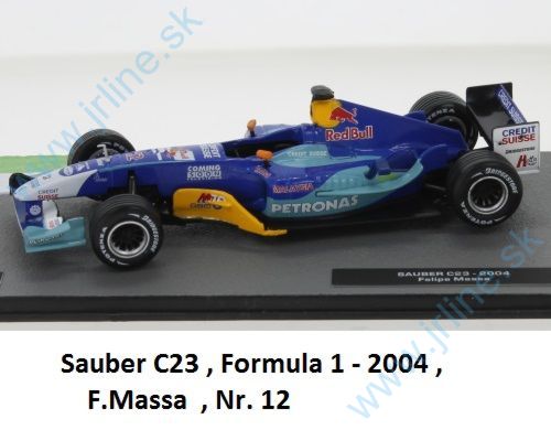 Obrázok pre 140/257741 Sauber C23*F1-2004*F.Massa*12*