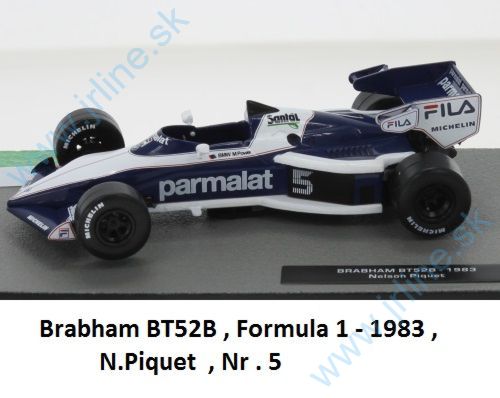 Obrázok pre 140/257744 Brabham BT52B*N.PIQUET*5* 1983