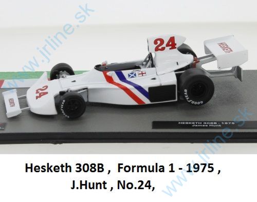 Obrázok pre 140/257748 HESKETH 308B*J.HUNT*24*F1-1975