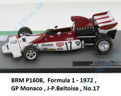 Obrázok pre 140/257749 BRM P160B*J-P,Beltoise*GP-Mona