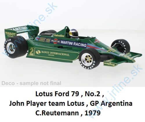 Obrázok pre 87/MCG18621F Lotus Ford79*1979*Reutemann*2*