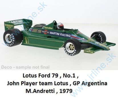 Obrázok pre 87/MCG18620F Lotus Ford79*1979*M.Andretti*1