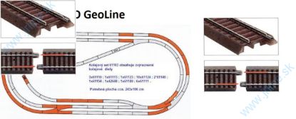 Obrázok pre 64/61103 Koľajový set "D"- rozširovací