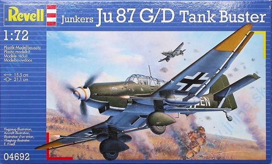 Obrázok pre 1/04692 Ju 87 G-D Tank Buster