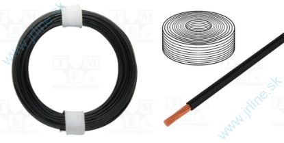 Obrázok pre 74/B-TME-D1181 ČIERNY *Kábel 10m;Cu ¤0,14mm *