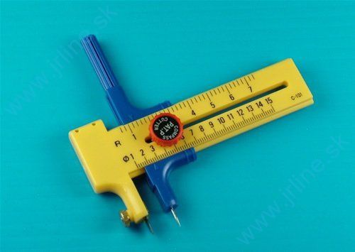 Obrázok pre 20/S-PKN4101 Kruhový vyrezávač - vyrezávanie ¤10-150 mm + 6 náhradných čepelí  + 2 tuhy