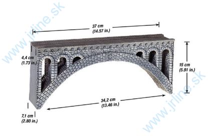 Obrázok pre 54/58670 *Kamenný Viadukt-Rovný *L=36cm