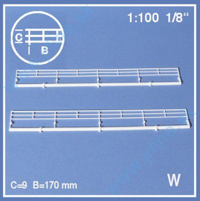 Obrázok pre 55/41082 2ks*Zábradlie-II*1÷100*á175mm