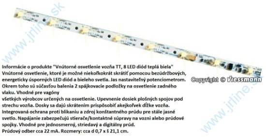 Obrázok pre 74/V50505 TT*Osvet-Vag-ANALOG*8-LED*WaWh