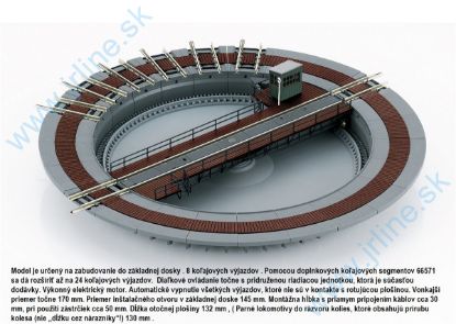 Obrázok pre 73/66570 Elektrická TOČŇA ¤132mm*8-výja