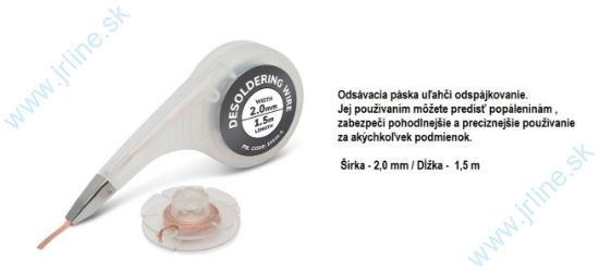 Obrázok pre 20/G10134-S Sada s odsávacím pásikom 2mm