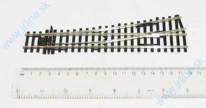 Obrázok pre 64/SL-E92 ĽAVÁ výhybka 12°  * R610mm ; Dĺžka 185mm