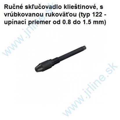 Obrázok pre 20/S-PPV4001-B Prstová Minivrtačka * Upínací priemer 0,8-1,5 mm  ( typ 122 )