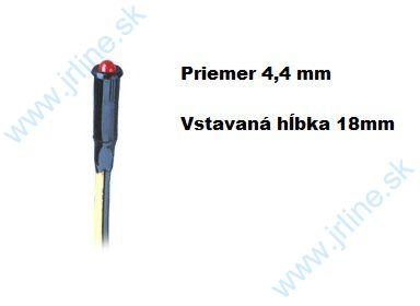 Obrázok pre 74/B3482 MiniLED-Kontrol*ČERVENÁ*14-19V