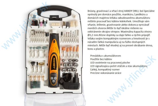 Obrázok pre 20/G10369 Sada*VRTAČKA-Brúska*112-dielov