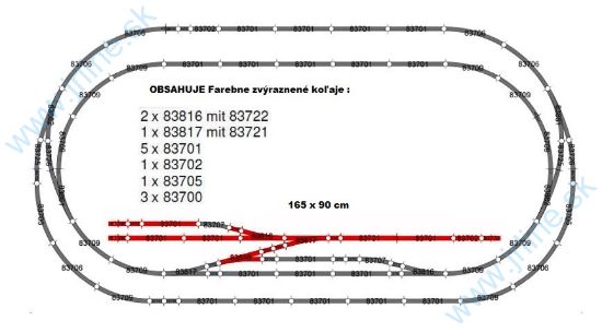Obrázok pre 68/01836 Rozširovací Výhybkový SET *Zoradisko*
