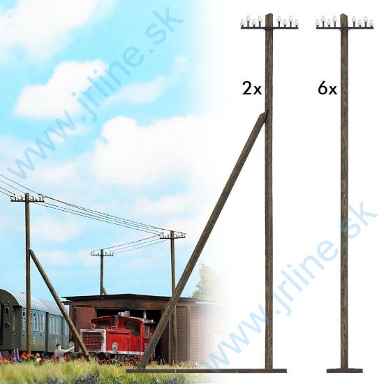 Obrázok pre 56/1499 Telegrafné stĺpy *8ks*
