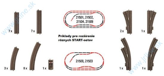 Obrázok pre 64/TX62900 Kolajový SET *C-Gleis* TRIX*