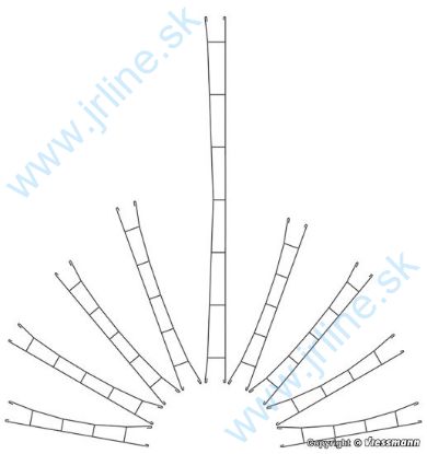 Obrázok pre 86/4331 N* Trolejový Drôt 222mm/3ks