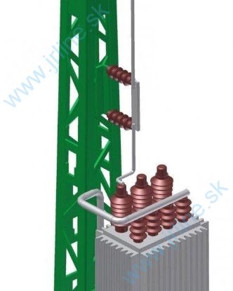 Obrázok pre 86/4105 Trafo na Stĺp s držiak