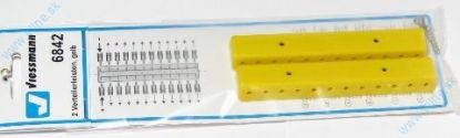 Obrázok pre 74/V6842 2-pólová SVORKOVNICA 2ks*ŽLTÁ