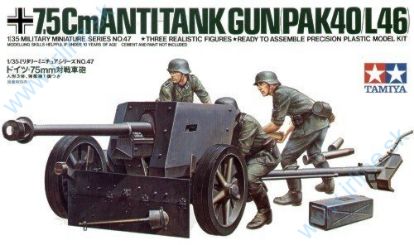 Obrázok pre 6/35047 75mm Pak 40/L46 * Antitank Gun