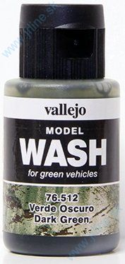 Obrázok pre 18/76512 WASHcol*Vehicl-Green-Dakr*35ml