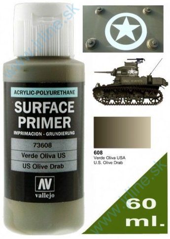 Obrázok pre 18/73608 Surface Primer*US.Olive Drab