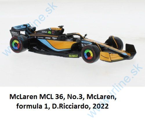 Obrázok pre 30/38063R McLaren MCL36*3*Ricciardo*2022