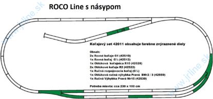 Obrázok pre 64/42011 Koľajový set "C"- Rozširovací