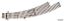 Obrázok pre 64/42472 Oblúková Výhybka ĽAVÁ , * R3/4 * r419.6mm / 30°