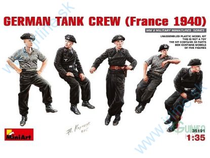 Obrázok pre 166/35191 German Tank Crew*France 1940