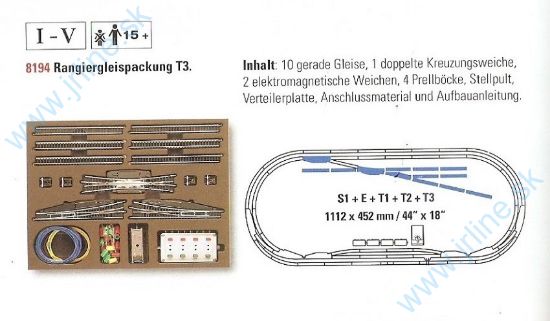 Obrázok pre 73Z/8194 KoľajSET*T3*Rangier-Gleispack