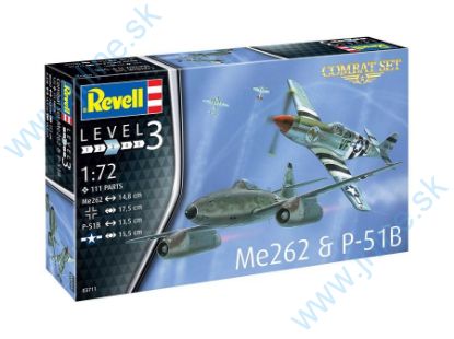 Obrázok pre 1/03711 COMBATset * Me262 & P-51B