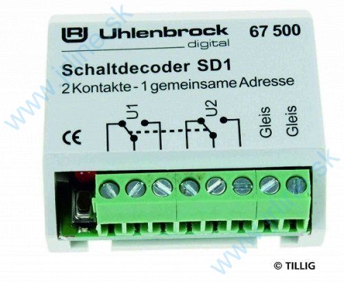 Obrázok pre 75/TU66837 Spínací Decoder SD 1