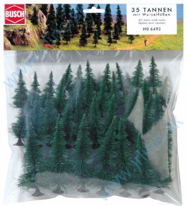 Obrázok pre 56/6492 35ks*Ihličnaté Stromček*5-11cm