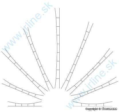 Obrázok pre 86/4256 TT Trolejový drôt218-239mm/5ks