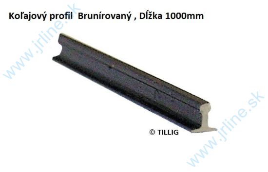 Obrázok pre 64/85500 Koľajový Profil  1000mm * 2,07 -Code 83 * brunierovaný