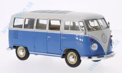 Obrázok pre 25/22095BLUE VW T1 Class Bus 1963* BLUE-WHI