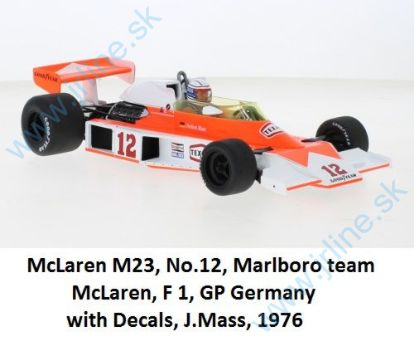 Obrázok pre 87/MCG18613F McLaren M23*1976*J.MASS*Nr-12