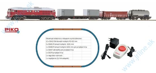 Obrázok pre 63/97935 START set - Analogový * Motorová lokomotíva T679 ČSD + Nákladný VLAK